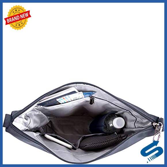 Anti-Theft Crossbody Bag with RFID Protection, Slash-Resistant Polyester - Picture 4 of 7
